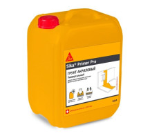 Грунтовка по стяжке Sika Primer Pro 497253 акриловая на водной основе 10 л

