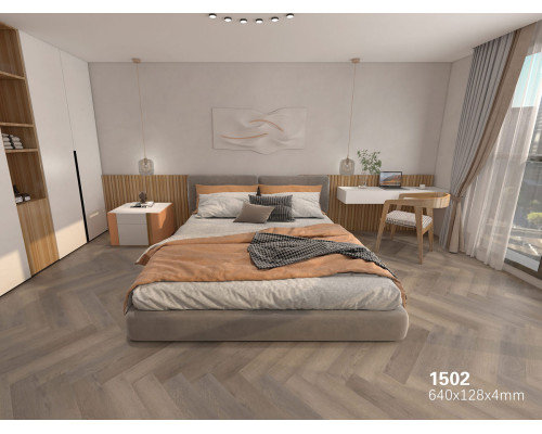 Кварцвиниловая плитка Floorwood Authentic 1502 Оранжевый цветок
