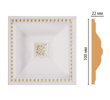 Вставка декоративная Decomaster D209-54 100x100x22 мм D209-54