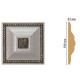 Вставка декоративная Decomaster D209-55 100x100x22 мм D209-55