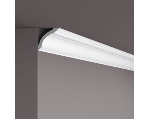 Потолочный плинтус под покраску NMC Wallstyl WT15 2000×70×70