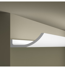 Потолочный плинтус под покраску с подсветкой NMC Wallstyl WT4 2000×180×70