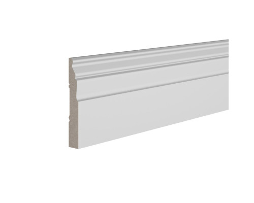 Плинтус крашеный Ultrawood белый Base 0022 p 2000×80×12