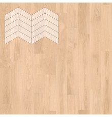Паркет Елка Французская Lab Arte Chevron Дуб Натур Бетон лак 400/337х110х14/3/60°

