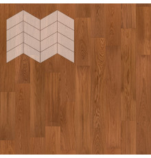 Паркет Елка Французская Lab Arte Chevron Дуб Натур Верк лак 400/313х150х14/3/60°
