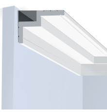 Потолочный плинтус под покраску Hiwood A101 2000×102×62