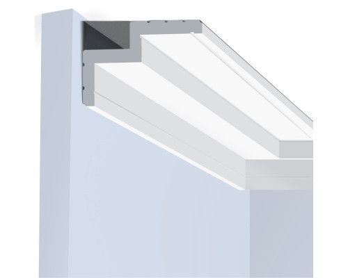 Потолочный плинтус под покраску Hiwood A101 2000×102×62