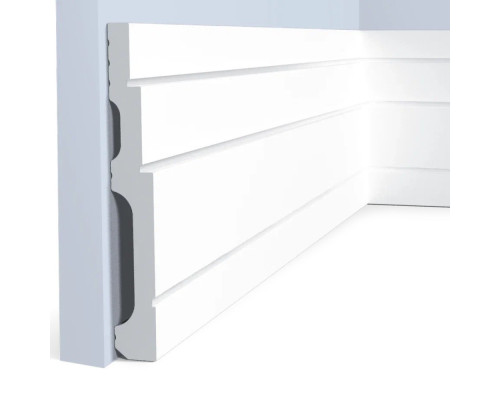 Плинтус под покраску Hiwood B180V2 2000×180×24