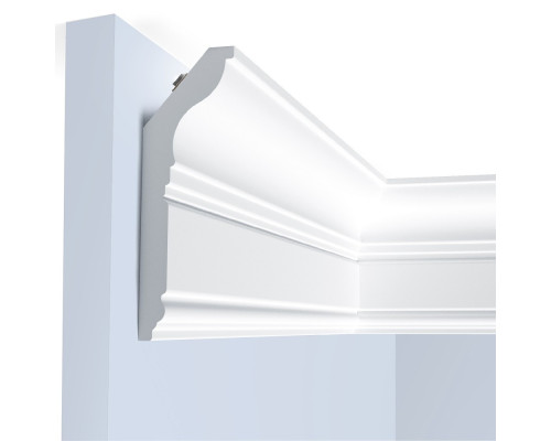 Потолочный плинтус под покраску Hiwood L1902 с подсветкой 2000×35×120