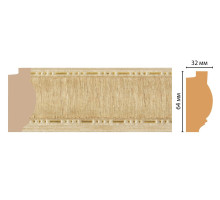 Багет интерьерный DECOMASTER 176-5 64x32x2900 мм 176-5
