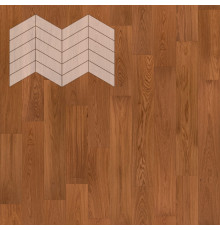 Паркет Елка Французская Lab Arte Chevron Дуб Селект Верк лак 400/337х110х14/3/60°
