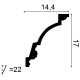 Карнизы C301