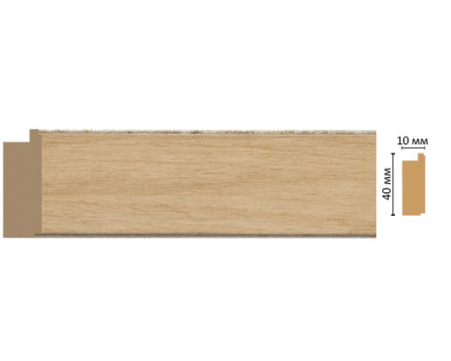 Молдинг DECOMASTER 109-11 40х10х2400 мм 109-11