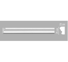 Молдинг гладкий DECOMASTER 25х20х2400 мм 97199