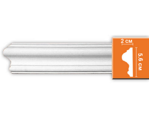 Молдинг гладкий DECOMASTER 56х20х2400 мм 97620
