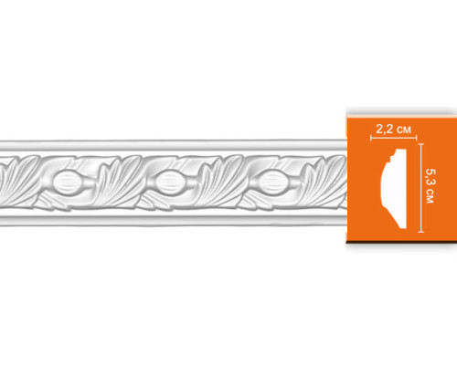 Молдинг с рисунком DECOMASTER 98102F гибкий 53х22х2400 мм 98102F