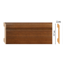 Плинтус напольный DECOMASTER D105-75 ДМ 107х12х2400 мм D105-75 ДМ