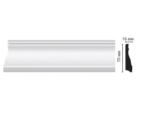 Плинтус напольный DECOMASTER D193 70х16х2000 мм D193