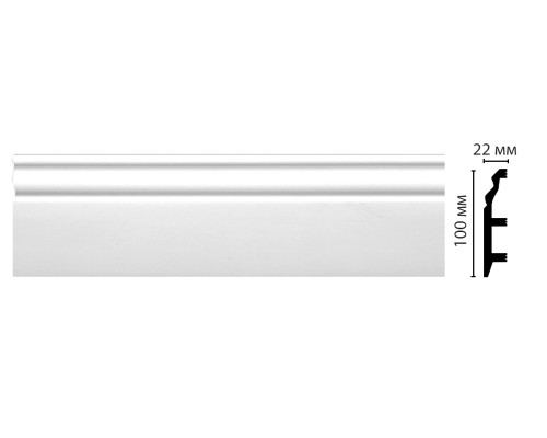 Плинтус напольный DECOMASTER D232 100 х 22 х 2000 мм D232 ДМ