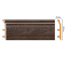 Плинтус напольный DECOMASTER D233-81 ДМ 120х23х2400 мм D233-81 ДМ