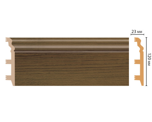 Плинтус напольный DECOMASTER D233-88ДМ (12023*2400 мм)
