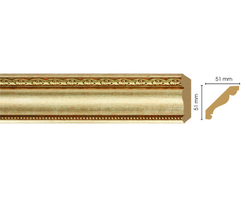 Плинтус потолочный DECOMASTER 155-933 (50502400мм)
