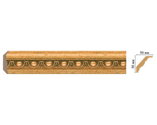 Плинтус потолочный DECOMASTER 155D-58 (50502400мм)
