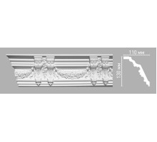 Плинтус потолочный DECOMASTER 95092 с рисунком 130х110х2400 мм 95092