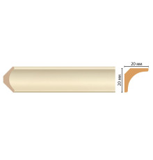 Плинтус потолочный DECOMASTER D133-61 20х20х2400 мм D133-61