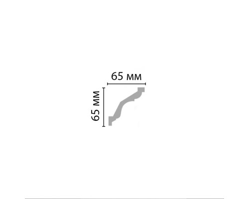 Плинтус потолочный гладкий DECOMASTER DP-352 65х65х2400 мм DP-352