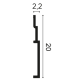 Плинтусы SX181 HIGH LINE