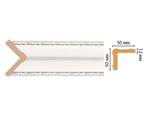 Угол интерьерный Decomaster 142-60 ДМ 50х50х2400 мм 142-60 ДМ