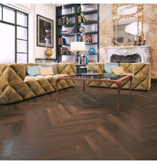 Кварцвиниловая плитка Primavera Herringbone 3290 Орех Американский Браш