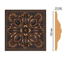 Вставка декоративная DECOMASTER D209-966 100x100x22 мм D209-966