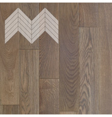 Паркет Елка Французская Lab Arte Chevron Дуб Натур Гамлет лак 600/510х90х14/3/45°
