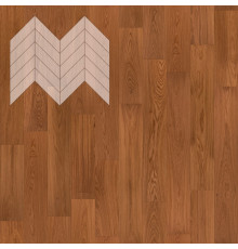 Паркет Елка Французская Lab Arte Chevron Дуб Натур Верк лак 600/475х125х14/3/45°
