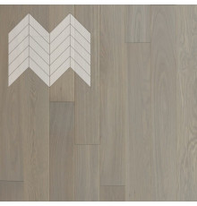Паркет Елка Французская Lab Arte Chevron Дуб Натур Concrete лак 600/475х125х14/3/45°
