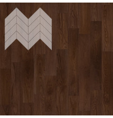 Паркет Елка Французская Lab Arte Chevron Дуб Натур Бронза лак 600/450х150х14/3/45°
