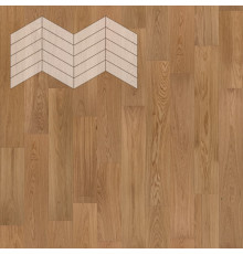 Паркет Елка Французская Lab Arte Chevron Дуб Селект Прозрачное масло 400/348х90х14/3/60°
