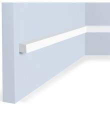 Молдинг из полистирола под покраску Hiwood D20V1 2000×20×20