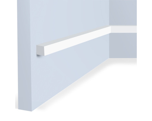 Молдинг из полистирола под покраску Hiwood D20V1 2000×20×20