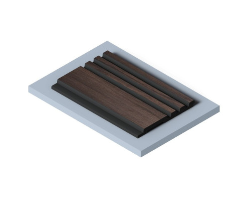 Стеновая панель из полистирола Hiwood LV128 BR395K 2700×120×12
