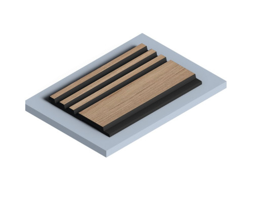 Стеновая панель из полистирола Hiwood LV128 BR417K 2700×120×12