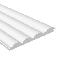 Стеновая панель из полистирола под покраску Hiwood LV137 NP 2700×120×12