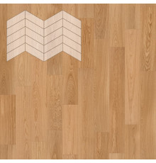 Паркет Елка Французская Lab Arte Chevron Дуб Рустик Вельвет лак 400/337х110х14/3/60°
