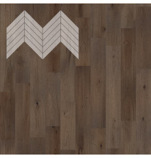 Паркет Елка Французская Lab Arte Chevron Дуб Селект Кайт лак 600/510х90х14/3/45°
