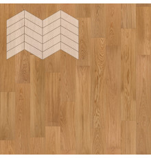 Паркет Елка Французская Lab Arte Chevron Дуб Натур Кольт лак 400/337х110х14/3/60°
