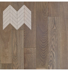 Паркет Елка Французская Lab Arte Chevron Дуб Селект Гамлет лак 600/475х125х14/3/45°
