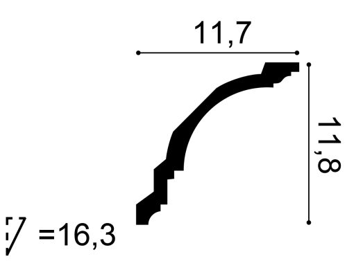 Карнизы,Classic capsule CX106