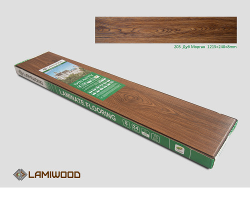 Ламинат Lamiwood Dinasty 203 Дуб Морган

